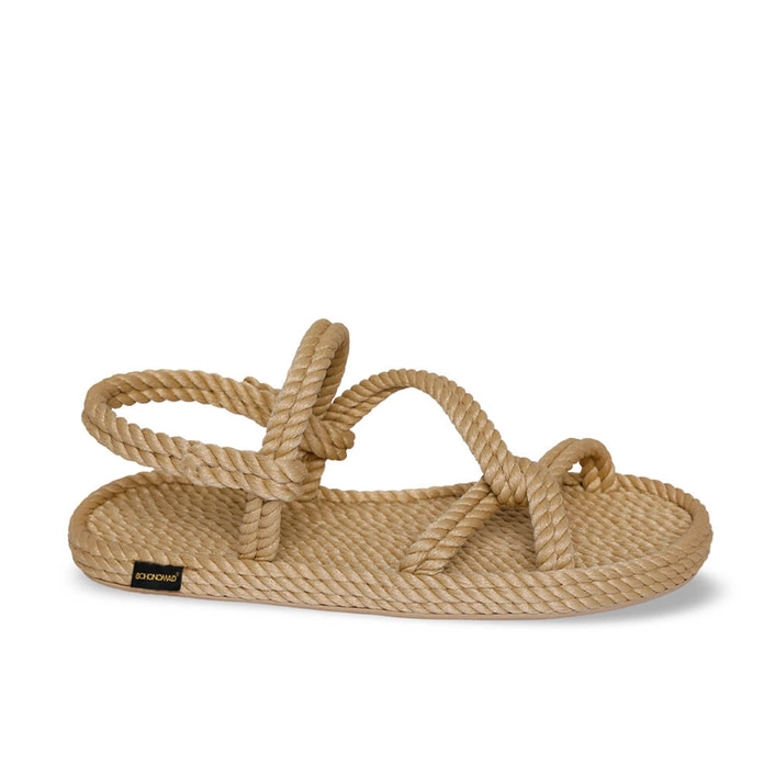 Bohonomad Mykonos Rope Sandal - Beige