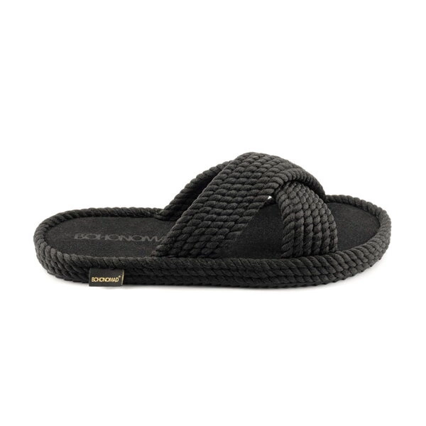 Bohonomad Barcelona Rope Slipper - Black