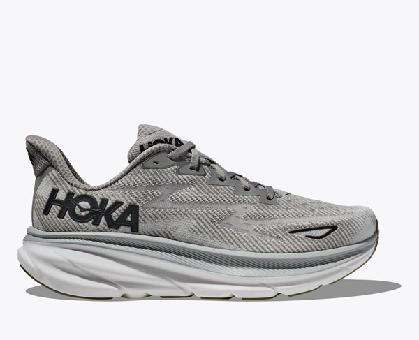 Hoka MEN'S CLIFTON 9 HARBOR MIST / BLACK