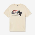 Kaotiko Landscape Organic Cotton Ivory T-shirt AS031-01-G002
