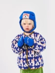 BOBO CHOSES PIKOWANA CZAPKA USZATKA PADDED BLUE CHAPKA