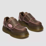 Dr. Martens półbuty na rzep Buzz Strap Wyoming ciemnobrązowe damskie 42845200