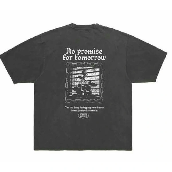 Kaotiko Koszulka No Promise For Tomorrow Washed Black
