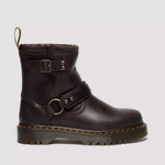Dr. Martens botki biker Anistone Harness Crazy Horse ciemnobrązowe 41870200