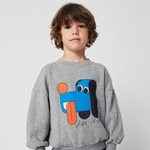 BOBO CHOSES Doggy Mate sweatshirt Grey