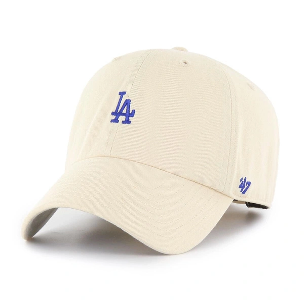 47 Brand Czapka z Daszkiem Los Angeles Dodgers Natural BASE Runner 47 Clean Up
