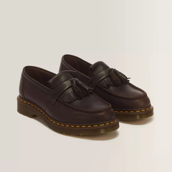Dr. Martens loafersy z frędzlami Adrian Ambassador ciemnobrązowe 31997200