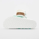 Birkenstock Sandały Damskie Arizona BFDD Monstera White/ Bold Jade 1019334