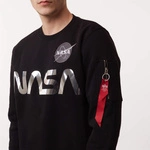 Alpha Industries NASA REFLECTIVE SWEATER BLACK/CHROME