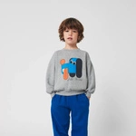 BOBO CHOSES Doggy Mate sweatshirt Grey