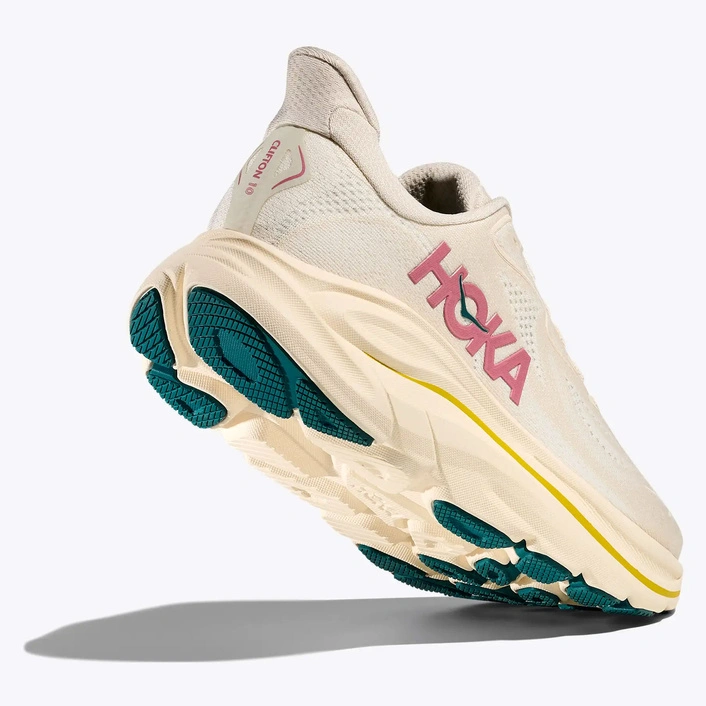 HOKA Clifton 10 damskie buty do biegania Birch / Alabaster