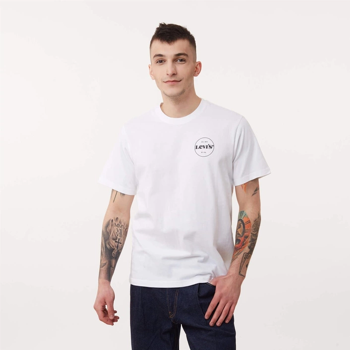 Levi's RELAXED FIT TEE WHITE