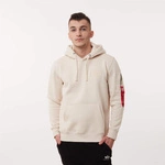 Alpha Industries Back Print Hoody JET STREAM WHITE