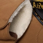 Dr. Martens buty zimowe wsuwane Zebzag Laceless ocieplane nubukowe jasnobrązowe 42019200