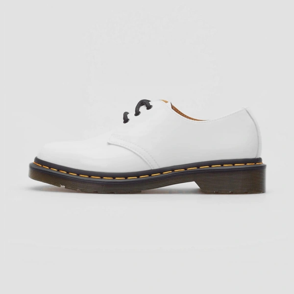 Dr. Martens półbuty 1461 Patent Lamper lakierowane białe damskie 26754100