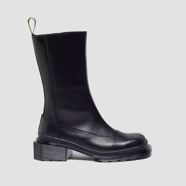 Dr. Martens sztyblety Chelsea Maybole Hi z kwadratowym noskiem czarne damskie 41993001