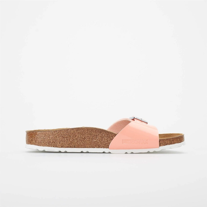 Birkenstock Klapki damskie Madrid BF Patent Coral Peach 1019445