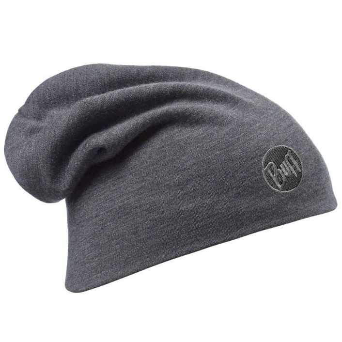 Buff Czapka Merino Heavyweight Solid Grey