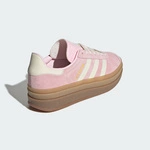 Adidas Gazelle Bold Cream Clear Pink / Cream White / Gold Metallic JQ7777