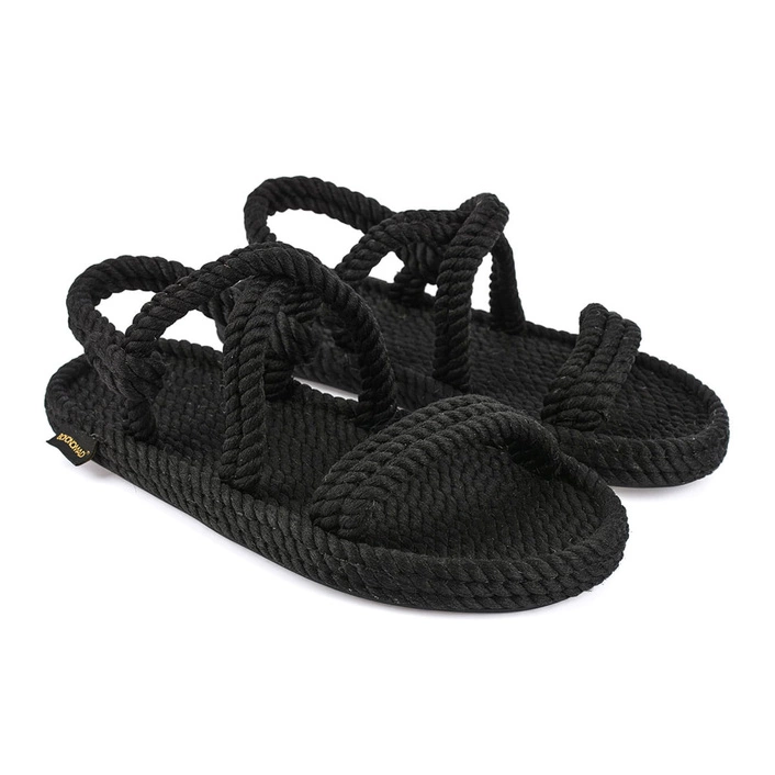 Bohonomad Bahamas Rope Sandal - Black