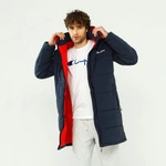 Champion SCRIPT LOGO BACK PADDED HOODED JACKET NAVY