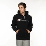 Champion Reverse Weave Script Logo Hooded Sweatshirt Black