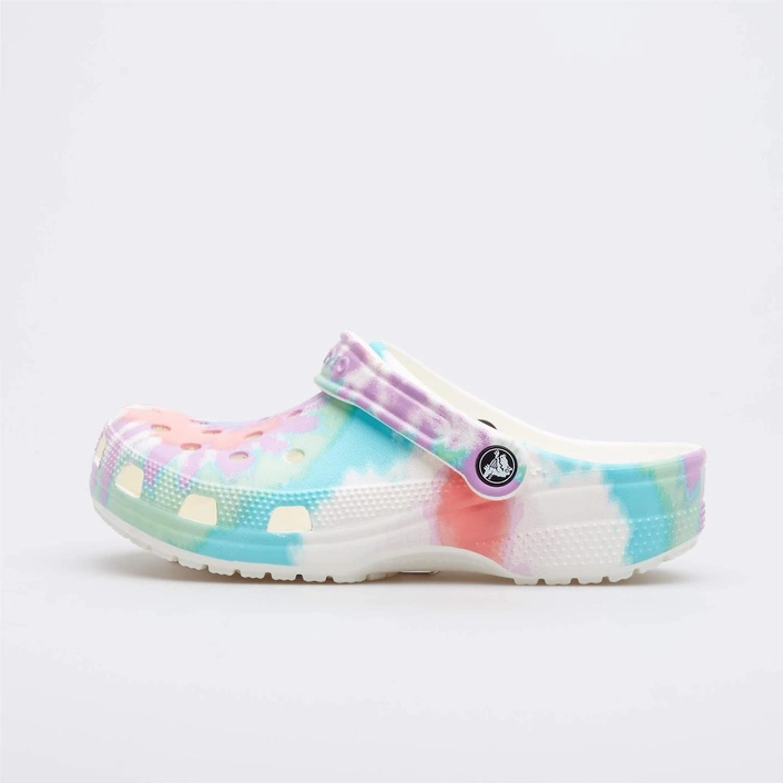 Crocs CLASSIC TIE DYE GRAPHIC CLOG KIDS