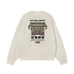 Kaotiko Bluza Crew Oversize Matcha Temple AT068-01-G002