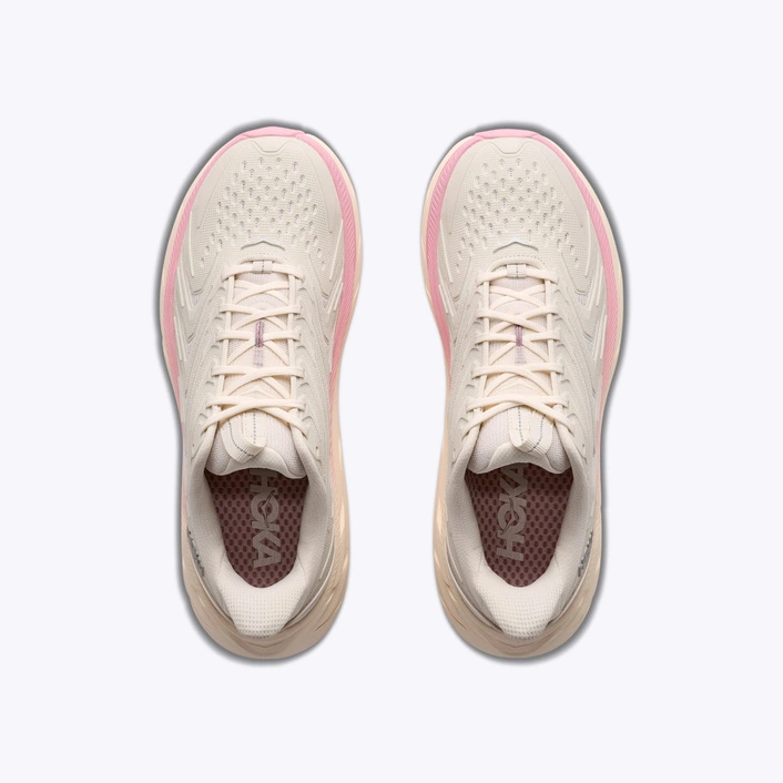 HOKA Clifton UTL damskie sneakersy Alabaster/Dewy Pink