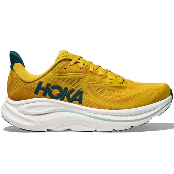 HOKA Clifton 10 męskie buty do biegania Yellow Gold / Tidal Wave