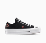 Converse Chuck Taylor All Star Lift Platform Embroidered Strawberries A14935C