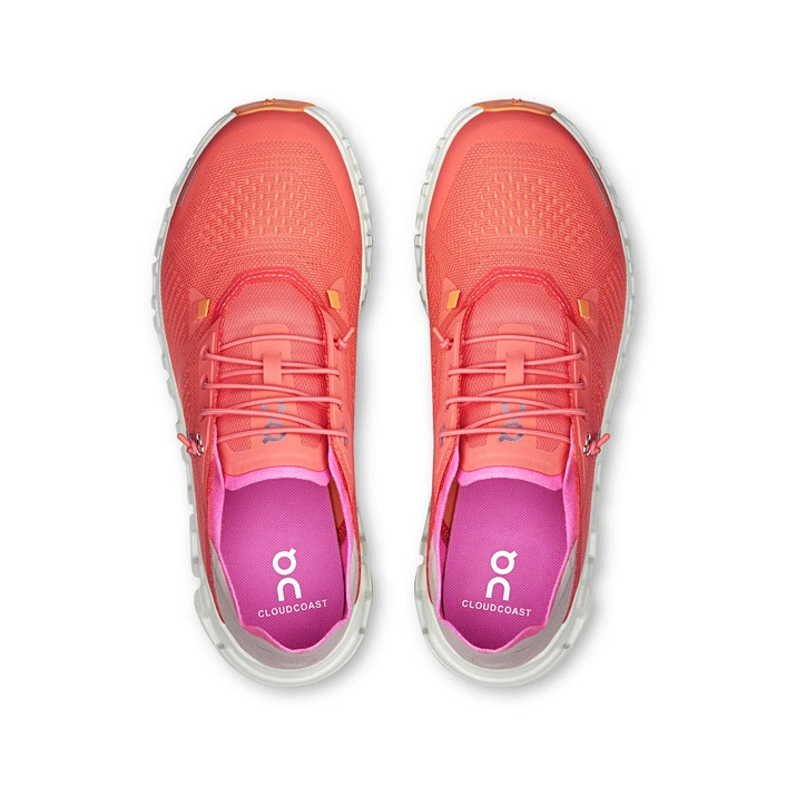 On CLOUD 6 COAST Salmon-Pearl 3WF10023283