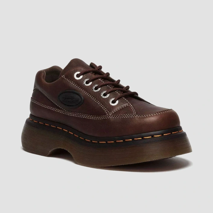 Dr. Martens półbuty Buzz 5-Eye Grizzly ciemnobrązowe damskie 41129200