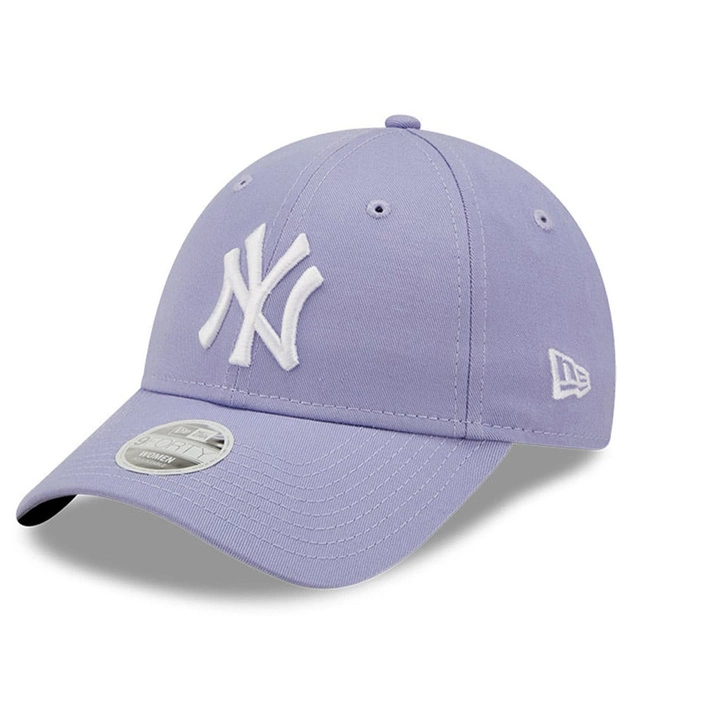 New Era New York Yankees League Essentials Womens Lilac 9FORTY Cap