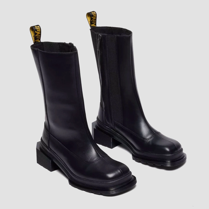 Dr. Martens Maybole Hi Square Toe Leather Chelsea Boots 41993001