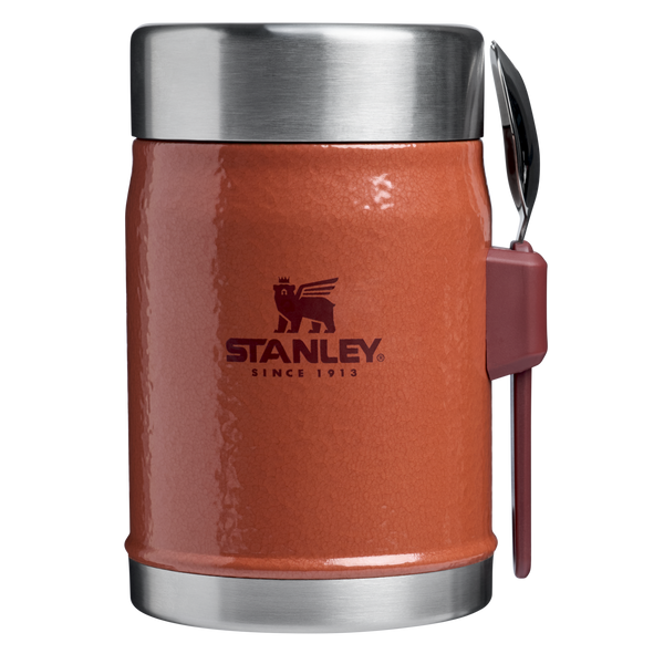 Stanley Termos obiadowy ze sztućcem Classic 0,4 L Hammertone Clay Hammertone Clay