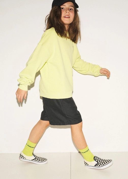 Bluza dziecięca Coalition CLTN K CREWNECK – limonka