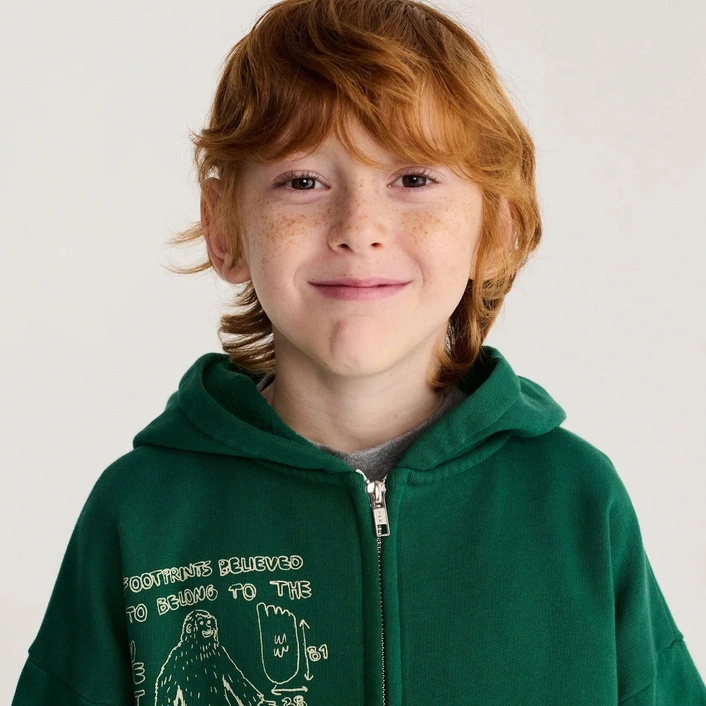 BOBO CHOSES Dziecięca Bluza z Kapturem Mr. Footish