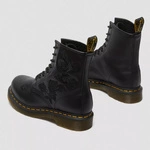 Dr. Martens 1460 Vonda Mono Floral Rose Leather Lace Up Boots 24985001