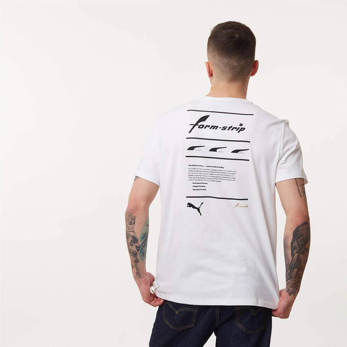 Puma DASSLER LEGACY GRAPHIC TEE WHITE 530611 02