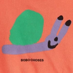 BOBO CHOSES Bawełniana Bluza Funny Snail sweatshirt