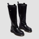 Dr. Martens Anistone Knee High Orleans Leather Biker Boots 42669001