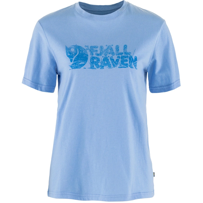 Fjallraven Lush Logo T-shirt W F14600165-537 Ultramarine