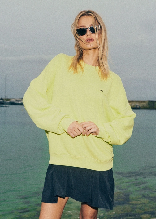 Bluza męska Coalition CLTN CREWNECK – limonka