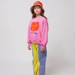 BOBO CHOSES Bawełniana Bluza Joyful Face sweatshirt