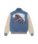 Billionaire Boys Club CAFETERIA VARSITY JACKET - BLUE
