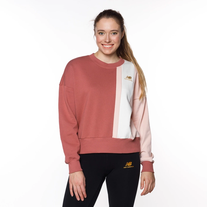 New Balance Bluza Damska Athletics Higher Learning Różowa