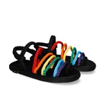 Bohonomad Havana Rope Sandal – Black/Multi