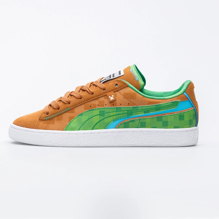 Puma by Minecraft Suede 'Grass Block' Junior 38448501