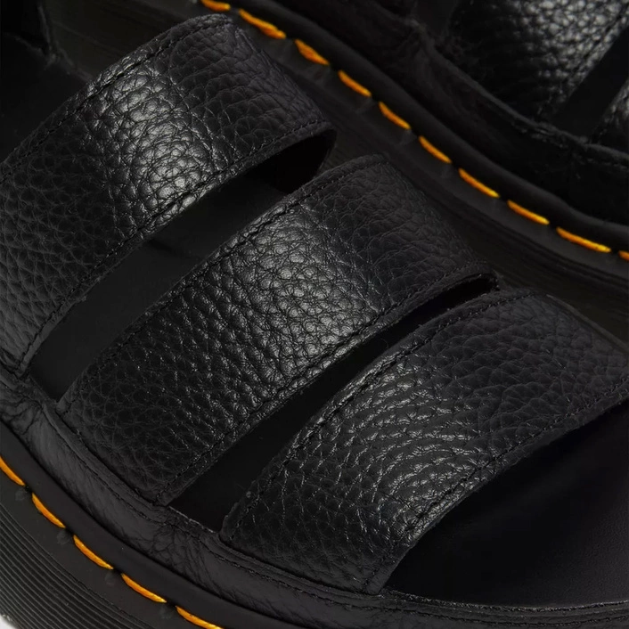 Dr. Martens Clarissa II Quad Milled Nappa Leather Platform Sandals 24476001